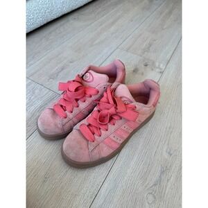 adidas Campus 00s Pink Suede Gum Sole Sneakers Women's Skate Shoes SZ 6.5